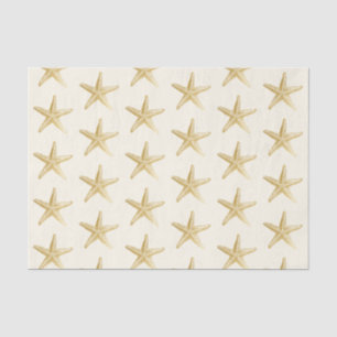 Gold Starfish Tan und Côte d'Ivoire Thema Seidenpapier