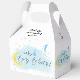 Gold Starlit Baby Boy Bliss Stork Sonderlieferung Geschenkschachtel