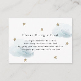 Gold Stars & Clouds Bitte eine Reservekarte mitbri Begleitkarte