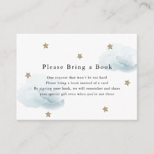 Gold Stars & Clouds Bitte eine Reservekarte mitbri Begleitkarte
