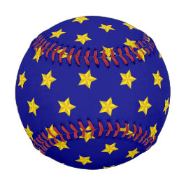 Gold Stars Muster, Navy Blue, Exklusiv Baseball