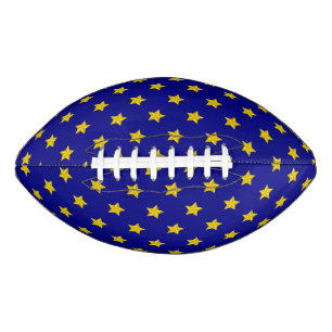 Gold Stars Muster, Navy Blue, Exklusiv Football