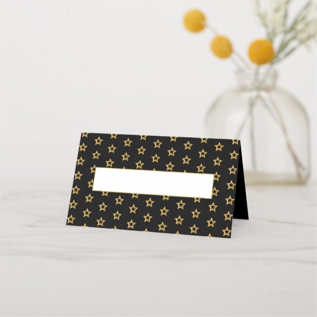 Gold Stars Platzkarte (Vorderseite)