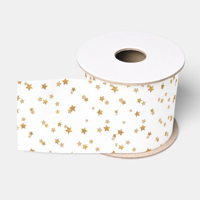 Gold Stars Ripsband (Spule)