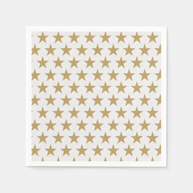 Gold Stars Serviette (Vorderseite)
