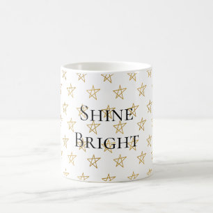 Gold Stars Shine Bright Kaffeetasse