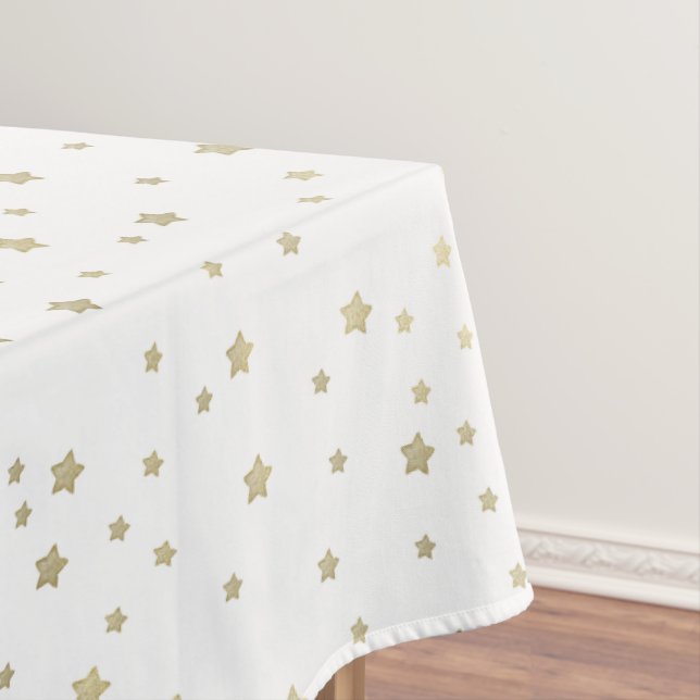 Gold Stars Tischdecke (Beispiel)