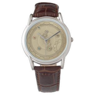 Gold Steampunk Watch Armbanduhr