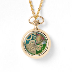 Gold Steampunk Watch Armbanduhr