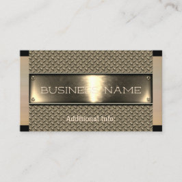Gold Steel Business Card Visitenkarte