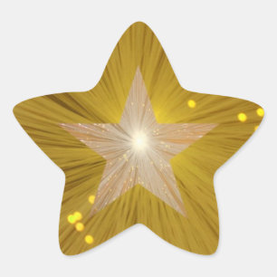 "Gold" Sterne Sternengestalt Stern-Aufkleber