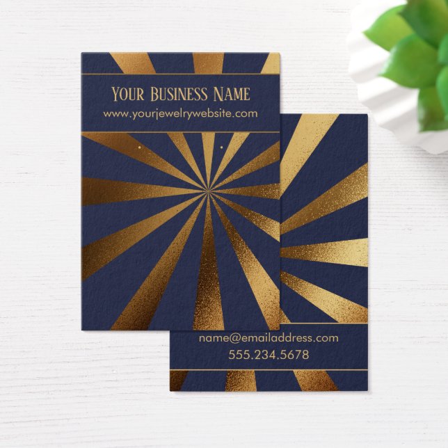 Gold-Sternexplosion auf dem Display des Navy Blue  (Schreibtisch)