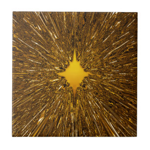 Gold-Sternexplosion Fliese
