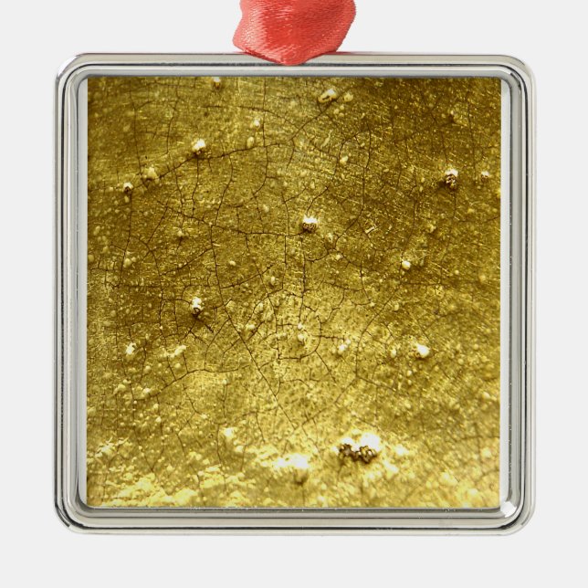 Gold Stone Silbernes Ornament (Vorne)