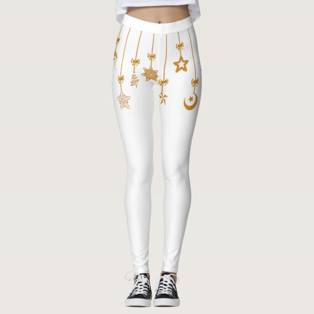 Gold String Ornaments Leggings (Vorderseite)