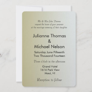 Gold Sunrise Einladung