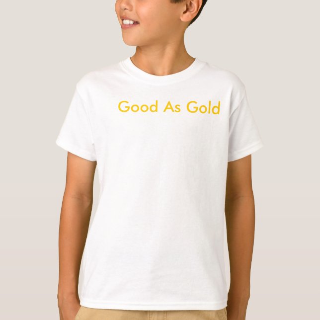 Gold T-Shirt (Vorderseite)