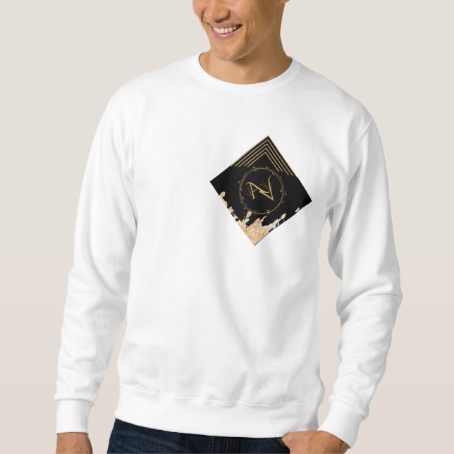 Gold T-Shirt Design Sweatshirt (Vorderseite)