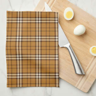Gold Tartan Küchentücher