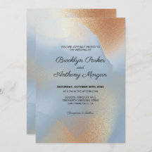 Gold Textur auf Blue Wedding