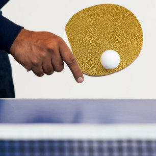 Gold-Textur-Tischtennisschläger – Volldruck-Stil Tischtennis Schläger