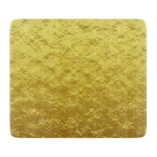 Gold Texturmuster (Luxuriöses Goldenes Glühen) Schneidebrett