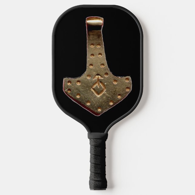 Gold Thammer Black Pickleball Paddel Pickleball Schläger (Vorderseite)