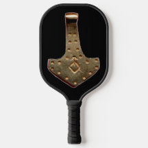 Gold Thammer Black Pickleball Paddel