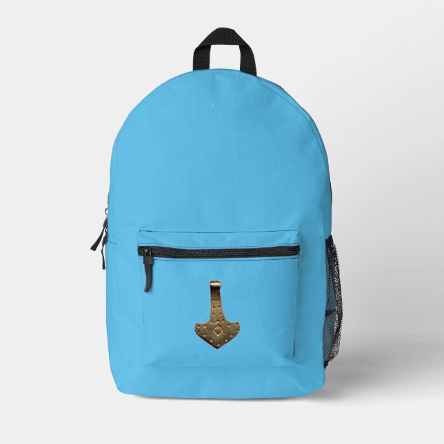 Gold Thammer Blue Rucksack (Vorderseite)