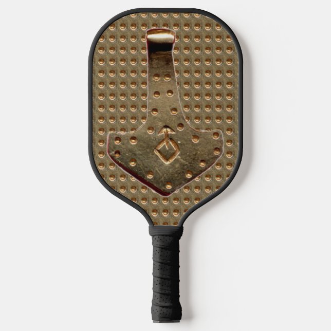 Gold Thammer Gold Indent Pickleball Paddel Pickleball Schläger (Vorderseite)