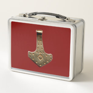 Gold Thammer rotes Lunchbox