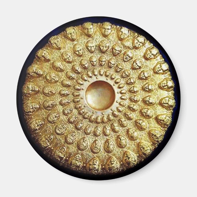 GOLD THRACIAN DISK MAGNET (Vorne)