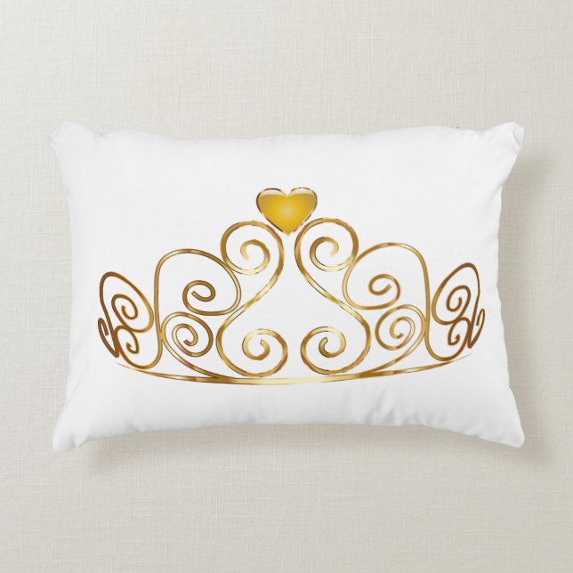 Gold Tiara Accent Pillow Dekokissen (Vorderseite)