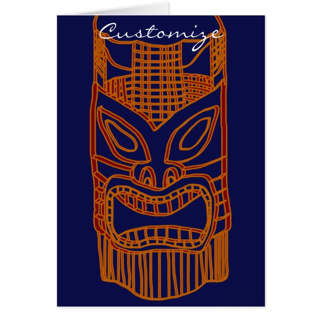 Gold Tiki Skulptur Thunder_Cove (Vorne)