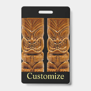 Gold Tiki Skulptur Thunder_Cove Ausweis