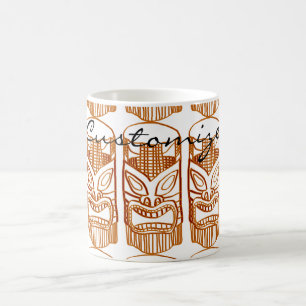 Gold Tiki Skulptur Thunder_Cove Kaffeetasse