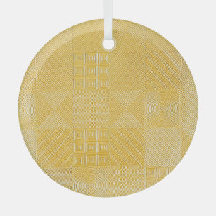 Gold Tiles: Stilvolle Textur Hintergrund Ornament Aus Glas