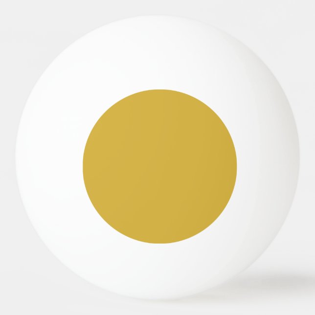 Gold Tischtennisball (Vorderseite)