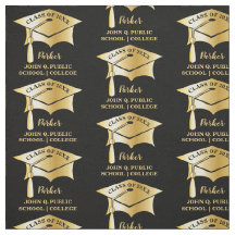 Gold Tone Graduation Cap Name Class Year School