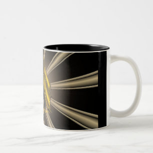 Gold Topaz Dragon Pattern Tasse