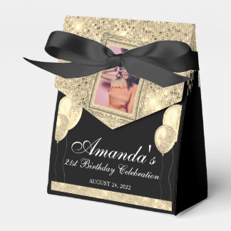 Gold Tropfen Glamour Foto Fevor Box Geschenkschachtel