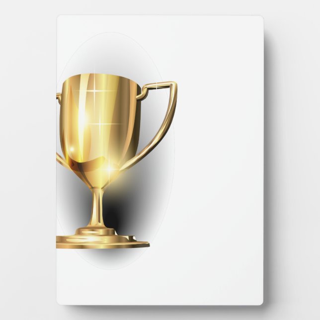 Gold Trophy Fotoplatte (Vorderseite)