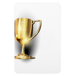 Gold Trophy Magnet