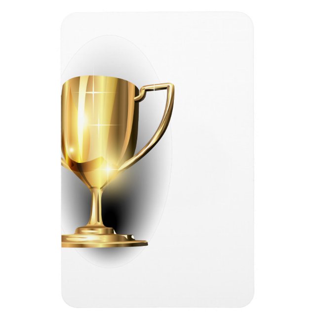 Gold Trophy Magnet (Vertikal)