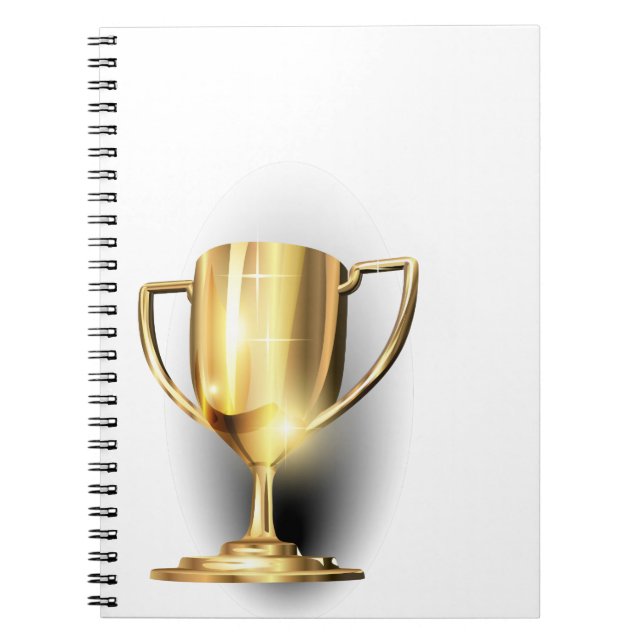 Gold Trophy Notizblock (Vorderseite)