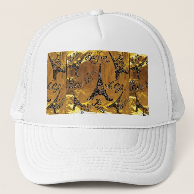 Gold Truckerkappe (Vorderseite)