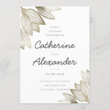 Gold Tulip Blüten | Hochzeit