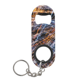 Gold u. blaue Unterbrechung Schlüsselbund Flaschenöffner