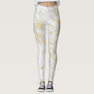 Gold u. weißer bezaubernder moderner schicker leggings