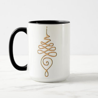 Gold Unalome Tasse